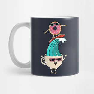 Coffee and donuts beach Mug